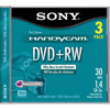Sony 8cm DVD+RW Rewriteable Camcorder Media 3DPW30R2H