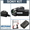 Sony DCR-SX45/B SD Memory Card Camcorder - BLACK - Bundle - with Sony NP-FV50 InfoLithium V Series Battery, Sony LCS-U10 Camcorder System Case, Class On Demand Training DVD