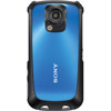 Sony MHS-TS22 Bloggie Sport HD Video Camera, 5 Megapixel Still Images, 2.7" LCD Touch Screen, 1/4.0" Exmor CMOS Image Sensor, 4x Digital Zoom, Blue