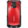 Sony MHS-TS22 Bloggie Sport HD Video Camera, 5 Megapixel Still Images, 2.7" LCD Touch Screen, 1/4.0" Exmor CMOS Image Sensor, 4x Digital Zoom, Red