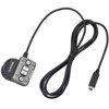 Sony RM-AV2 Wired Remote Commander with 59-1/8" Cable for Many Handycam Camcorders - Dark Silver