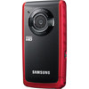 Samsung W200 Rugged Full HD 1080p Pocket Camcorder, 5MP CMOS Sensor, 2.3 inch 230K LCD Viewing Screen, Red