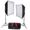 Smith Victor KSB-1000 Economy Softbox Two Light Kit 408086