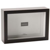 Swing Chroma, Wood Shadow Box Picture Frame for a 4x6" Photograph, Color: Walnut with Black Interior