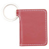 Swing Key Chain Plastic 2" x 3" Photo Holder, Sport Red / White