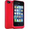 Tekkeon myPower Rechargeable Battery Case for iPhone 4, Red