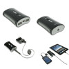 Tekkeon MP1860A TekCharge Rechargeable Dual Port Power Pack for iPad, iPhone, iPod, Mobile Phones, 2.1A