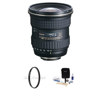 Tokina 11mm - 16mm f/2.8 ATX Pro DX Af Nikon Digital Mount Lens Kit, with Tiffen 77mm UV Wide Angle Filter, Professional Lens Cleaning Kit