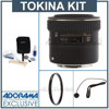 Tokina AT-X 35mm f/2.8 PRO DX Macro Lens Kit, for Canon EOS Digital Cameras with Tiffen 52mm UV Filter, Lens Cap Leash, Digital Camera &amp; Lens Cleaning Kit