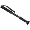 Monostat RS16-K 4 Section Carbon Unipod with ART (Anti Rotation Tubing) &amp; Carry Bag, Black/Grey, Max Height 64.2"
