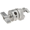 Adorama 2-1/2" Grip Head with Various Sockets, Silver