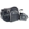 Think Tank Speed Racer, Beltpack for a Pro Size SLR with Lens Attached and 80 - 200mm f/2.8 Next to it.