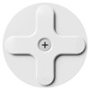 Studio Proper Wallee Wall Disk Mount WDSKWHT, Tether Tools brand