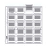 Vue-All Archival 35mm Slide Pages Holds Twenty 2" x 2" Mounted Transparencies with Individual Write-On Tabs, Top Loading, Pack of 25