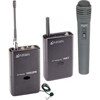 Azden 105LH Combo System with 105UPR Receiver, 15BT Body Pack Transmitter, 15HT Handheld Mic Transmitter &amp; EX-503L Lavaliere Mic