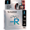 Fujifilm Mini 8cm DVD-R, 30 Minute, 1.4GB, 4x, 5 Disc Pack