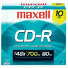 Maxell 700MB 48x CD-R Recordable Disc 648210, Maxell brand