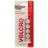 Velcro 5/8" White Sticky Back Hook and Loop Dot Fasteners 90070
