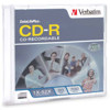 Verbatim CD-R, 80 Minute, 700MB 52x DataLifePlus Branded, 1 Pack Slim Case