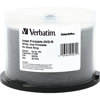 Verbatim DVD-R, 4.7 GB 16x DataLifePlus, White Inkjet Printable, Hub Printable, 50 Pack on Spindle