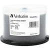 Verbatim DVD-R, 4.7 GB 16x DataLifePlus, White Inkjet Printable, 50 Pack on Spindle