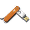 Victorinox Swiss Army Slim Flight Alox 4GB USB 2.0 Flash Drive, Orange