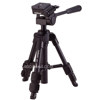 Velbon CX Mini, 3-Section Aluminum Tabletop Tripod with 3-Way Panhead and QB-4LC Quick Shoe, Max Height 25", Supports About 4 lbs. Black