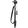 Velbon UP-400DX 4 Section Matte Black Aluminum Monopod with 2-Way Pan Head &amp; Quick-Release.