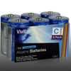 Vivitar Super Ultra Max High Power "C" Alkaline Batteries VIV6CALK