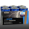 Vivitar Super Ultra Max High Power "D" Alkaline Batteries VIV6DALK
