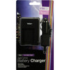Vivitar Charger with Flip Out AC Plug &amp; Euro Adapter for Sony NP-FD1, with Car Cord, LED Charging Indicator, Automatically Detects Battery Voltage