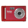 Vivitar ViviCam 8018 8.1 Megapixel Digital Camera with 8x Digital Zoom, 1.8" TFT LCD Display, Red
