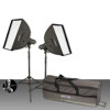 Westcott Strobelite Plus Two Monolight Kit, with Two 200 Watt Second Monolights, Softboxes, Light Stands &amp; Carry Case with Wheels