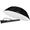 Westcott 7 Feet Parabolic Umbrella, White/Black