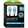Vivid Fx 6 foot HDMI Cable, Male to Male Connector