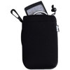 Zing Drawstring Lens Pouch Medium - Black with Black Top Hem (7" long/4"diameter)