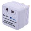 Adorama AC Converter 50W, Allows 110 Volt Appliances to be Used with 220 Volt Electrical Outlets, has Round Male Outlet Pins.