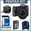 Pentax K-5 Digital SLR Camera Kit - Black - with 18-55mm Zoom Lens, 8GB SD Memory Card, Spare DL-I90 Type Battery, Slinger Camera Bag, Digital Memory Case