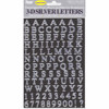 Pioneer Self-Adhesive 3-D Silver Letters for Scrapbooks.