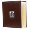 Flashpoint Photo Album, Leatherette Collection, Holds 500 4x6" Photos, 5 Per Page. Color: Brown.