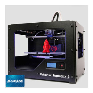  MakerBot Replicator 2 Desktop 3D Printer, 100 Micron Layer Resolution, - Bundle With Free $ 100 Gift Card 