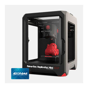  MakerBot Replicator Mini Compact 3D Printer, 200 Micron Layer Resolution, - Bundle With Free $100 Gift Card 