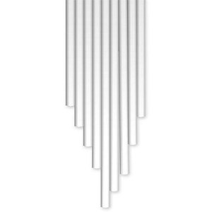  3Doodler Single Color 10" ABS Plastic Strands for 3D Pen, 25 Strands, Polar White 