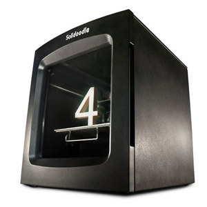  Solidoodle SD-3DP-4 3D Printer, ABS/PLA Filament, 8x8x8" Build Volume, Black 