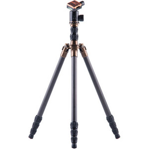  3 Legged Thing Eric 4 Section Evolution 2 Carbon Fiber Tripod System with AirHed 1 Ball Head, 17.60lbs Load Capacity, 19.7" Folded Length, Black 