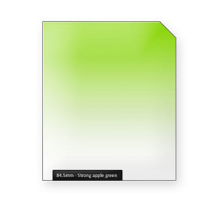  84.5mm Strong  Green Graduated Color Filter 