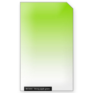  84.5mm Professional Strong Apple Green Graduated Color Filter 