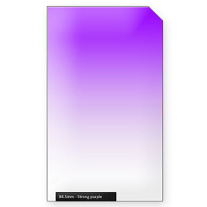  84.5mm Professional Strong Purple Graduated Color Filter 