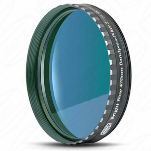  Baader Planetarium Bright Blue 470nm Bandpass Filter for 2" Occulars 