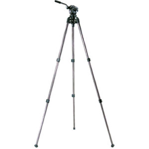 Acebil i-605LAX 2-Stage Compact, Lightweight Aluminum Tripod with #605, 65mm Ball Leveling Head, 63" Maximum Height, Holds Up to 6.6lbs 